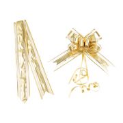 Knot to pull gold color - pack of 10 pieces, 5x76 cm, ACC18OR