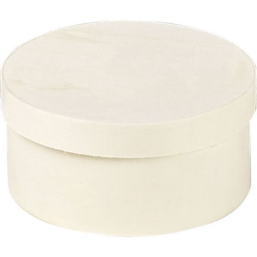 Box wood round nature, D16.5x7 cm, B097M
