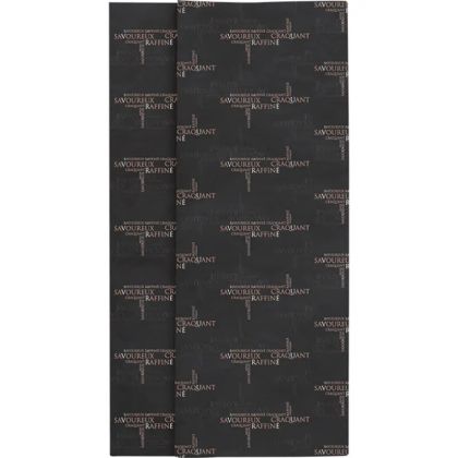 Опаковъчна хартия с коледни мотиви в черно, 50х75 см., ACC22SV