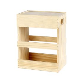 Box Pinewood 6 Beer Bottles 50cl with sliding lid Int.Dim, 21x14x27.3 cm, GB003-6M