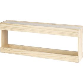 Box Pinewood 7 Beer Bottles 33cl Steinie Int.Dim, 49.5x7.3x18 cm, GB002-ST7P