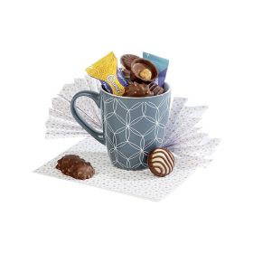 Mug Ceramic Grey  D7,5/10,5x8,5cm, CC30PG