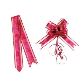 Knot to pull red color - pack of 10 pieces, 5x76 cm, ACC18R