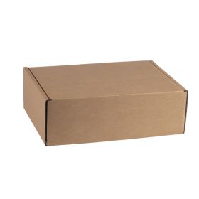 Box cardboard kraft rectangular blue, 34,2x25x11,5cm, CV506MB