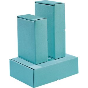 Rectangular cardboard box BLUE, 34.2 x 25.0 x 10.5 cm, CPV005M-B