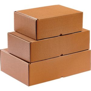 Rectangular cardboard box in brown color "HAVANA", 33.0x18.5x9.5 cm, CPV004P-HA